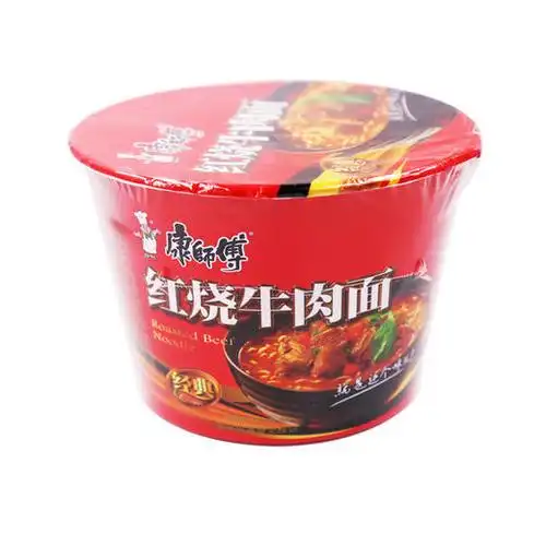康师傅珍品红烧牛肉面106g桶