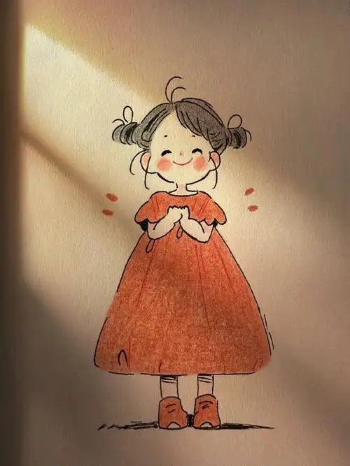 彩铅画 | 可爱女生合集#画画