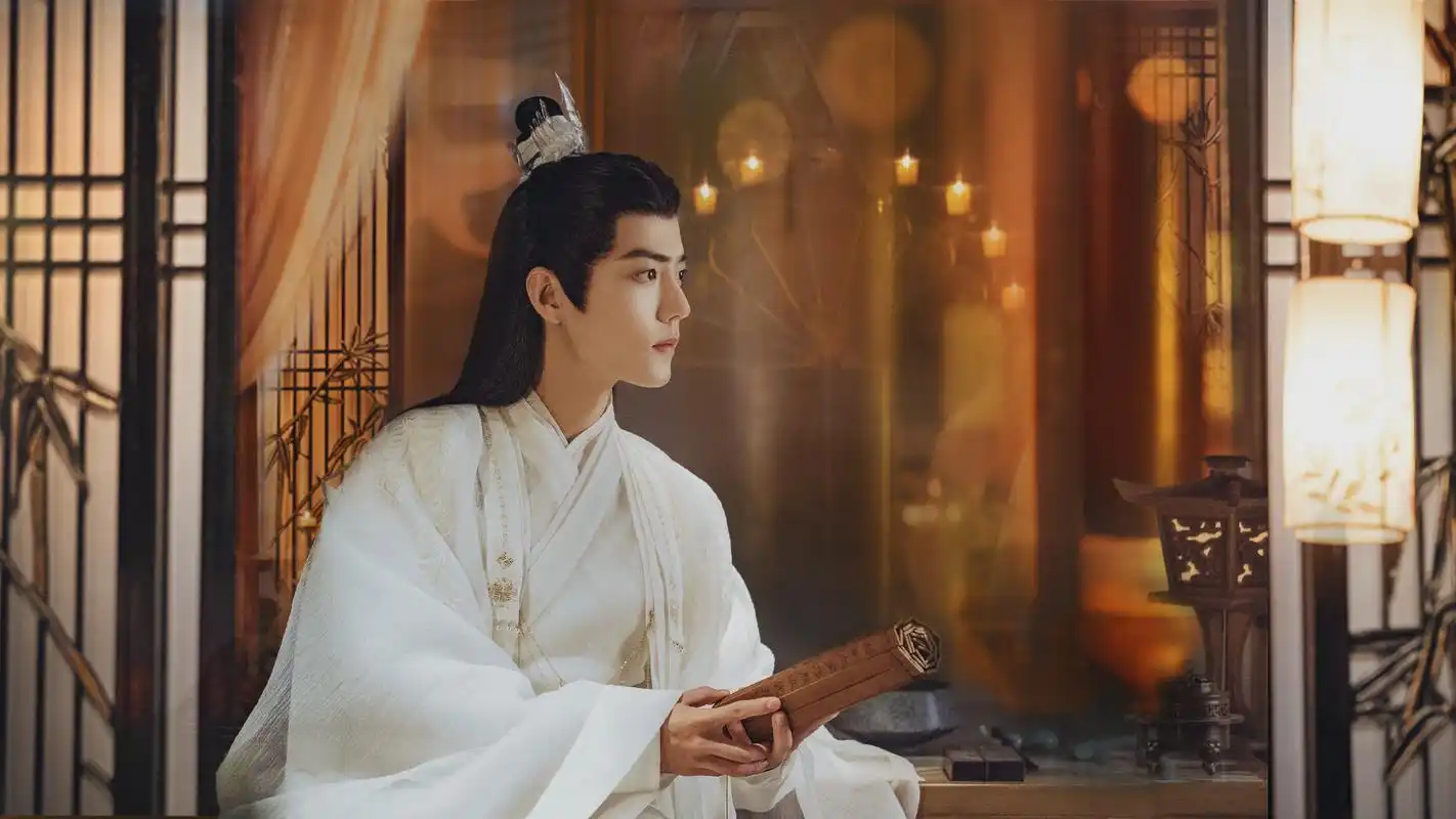 肖战《玉骨遥》白衣翩翩干净质朴 公子世无双神官大人你好_高清图集