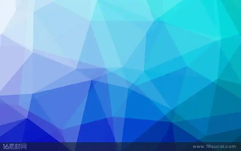 蓝色平滑渐变低多边形背景高清图片