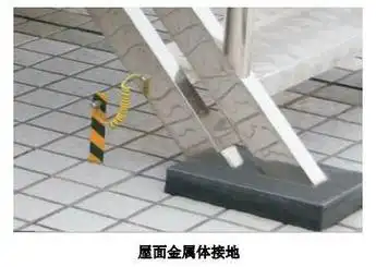 电气工程:屋面金属构件防雷接地施工工艺标准