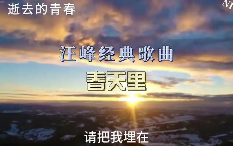 汪峰经典歌曲《春天里》