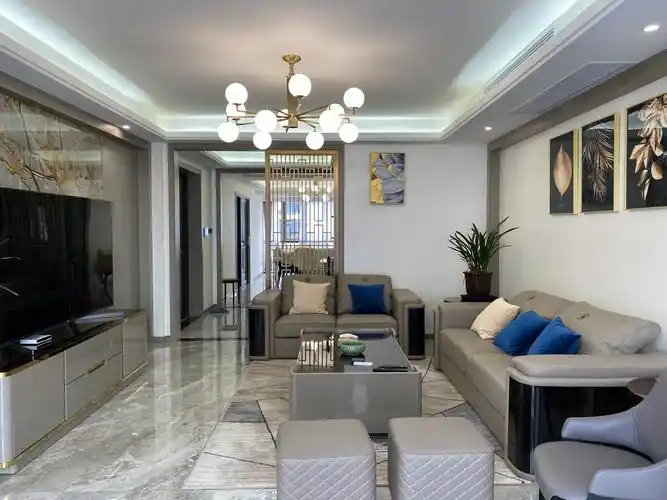 晒晒业主新家|185m三室两厅的现代轻奢装修实景案例正流行