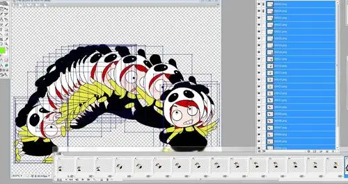 二维动画制作流程 我的毕业设计《horrible little girl》