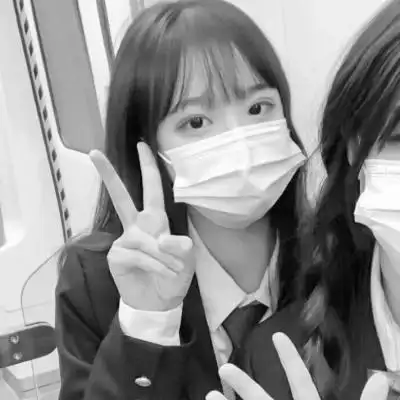 闺蜜头像真人黑白双人高清图片