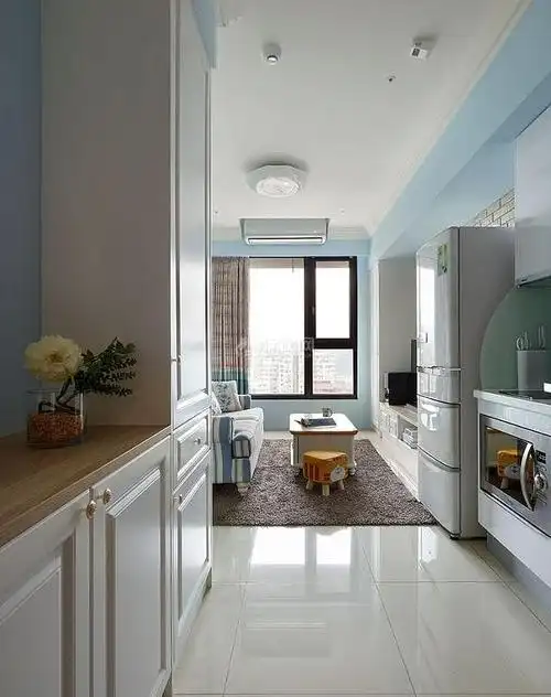 套内55平米装修效果图 学会分区生活满满的仪式感