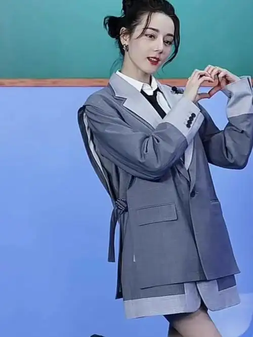 迪丽热巴校园套装