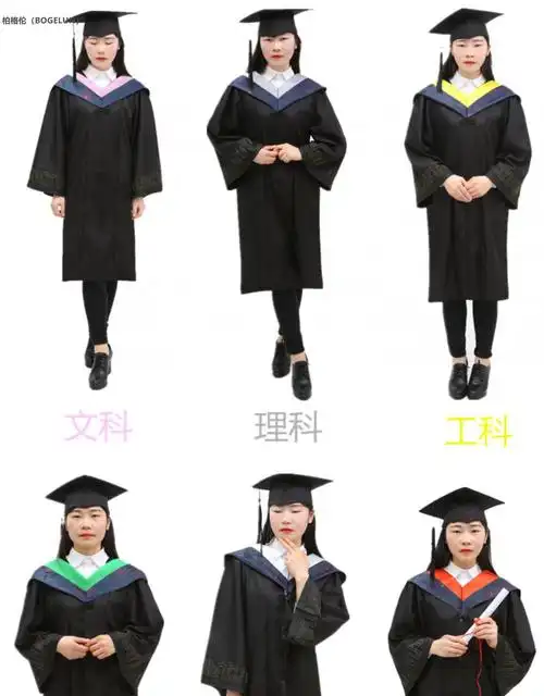 文理工本科学位学士服装大学生学院风男女毕业礼服班服本科文科工科