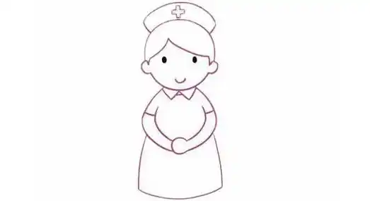 护士简笔画 护士简笔画幼儿园