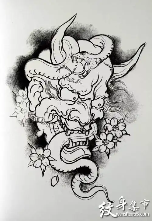 般若纹身般若纹身手稿般若纹身手稿图案