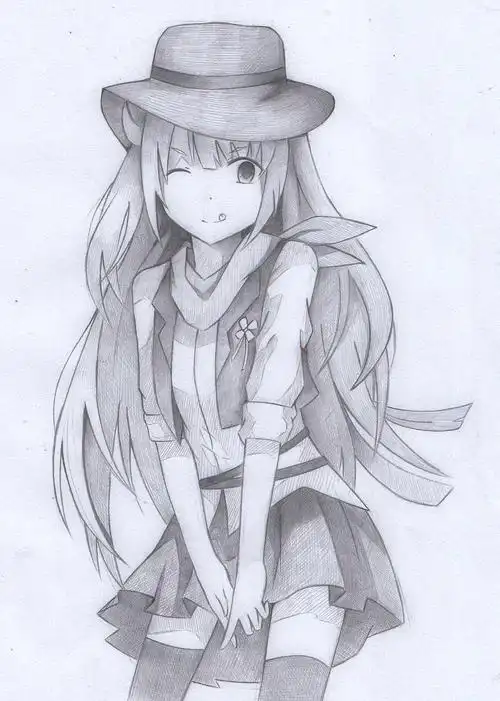 铅笔动漫画|动漫|单幅漫画|很喜欢画画的星星 - 原创作品 - 站酷