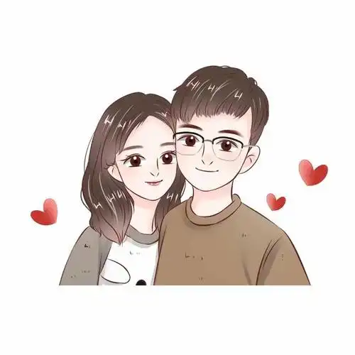 动漫头像设计,温馨幸福的头像,美好甜蜜的爱情