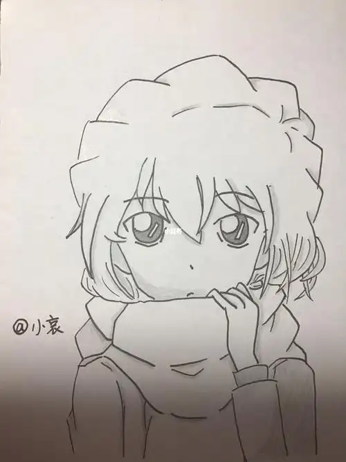 名侦探柯南  #我是个柯南迷  #灰原哀  #手绘临摹