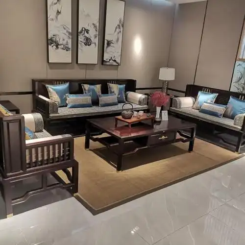 檀笑古今新中式红木家具黑檀家具