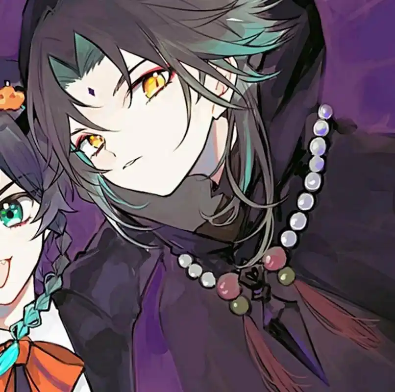 原神情头·魈温 最后附赠一张温迪单图