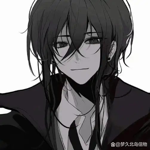 冷酷帅气动漫男生头像