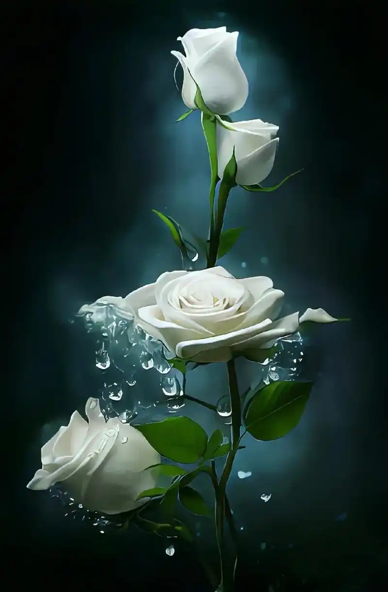 唯美意境  #听歌赏花愉 - 抖音