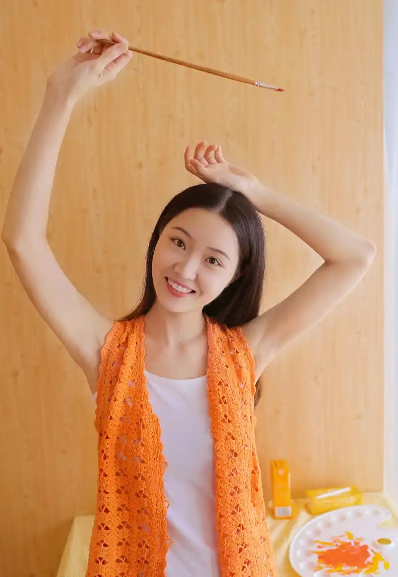 极品性感车模美女大胆演绎蓝色妖姬丰乳长腿极致诱惑人体艺术图集