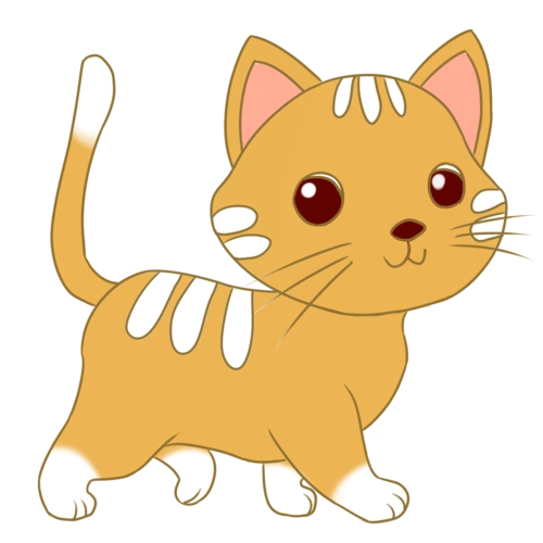 萌宠萌宠卡通小猫手绘插画