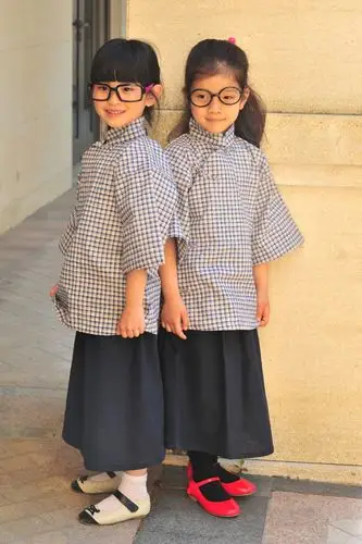 女童装民国时期学生装女五四青年装古装服装校服毕业服写真中山装