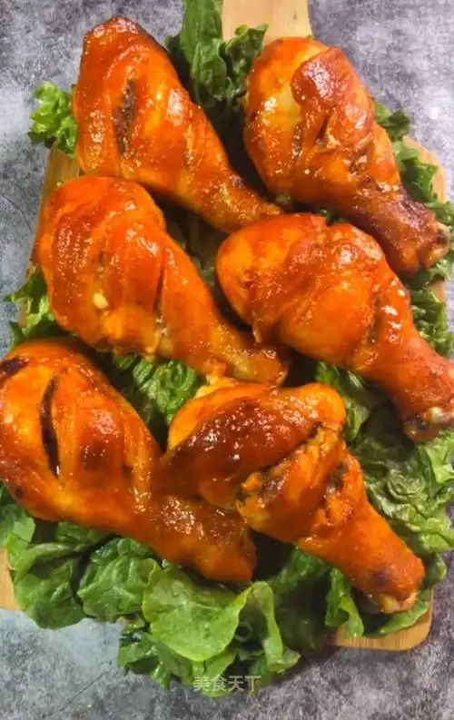 奥尔良烤鸡腿的做法步骤_最初的最美78_美食天下