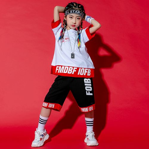 街舞潮服套装男童帅气六一儿童节演出服嘻哈童装女童儿童演出服