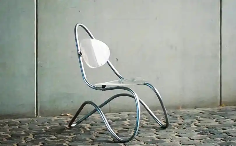 创意思路库不锈钢budde躺椅