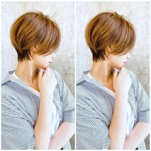 女士发型这样剪,不管短发和长发,全都利落时尚很个性|染发|发色|碎发