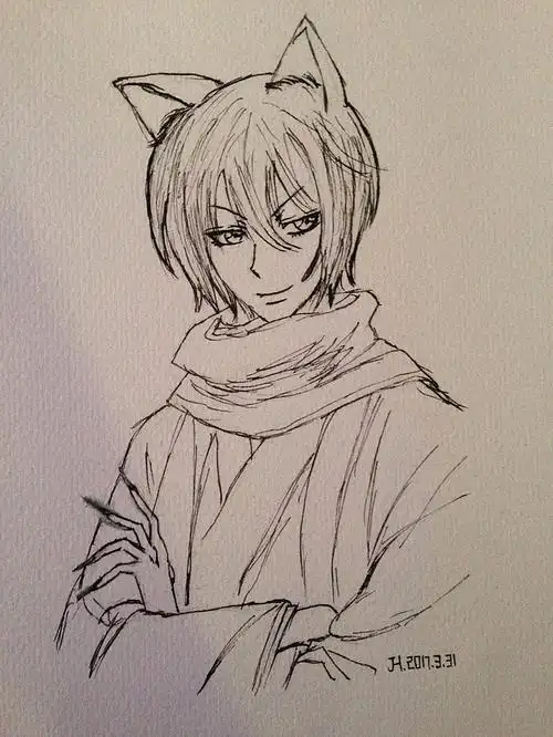 92幅二次元动漫人物临摹绘画