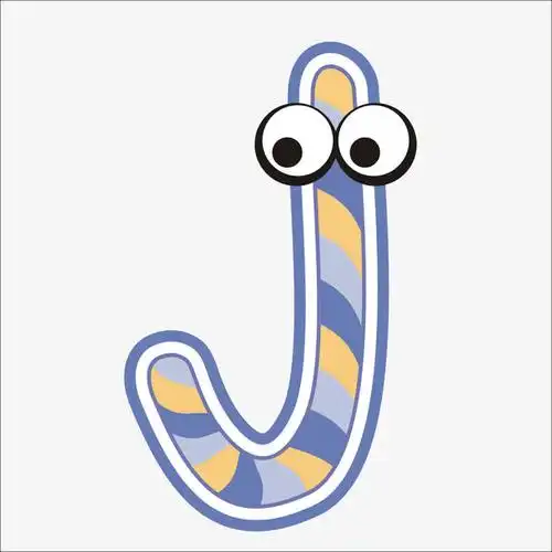 关键词 : 字母设计,卡通字母,卡通动物,卡通表情