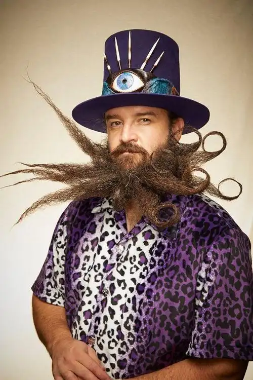 胡子创意奇特造型