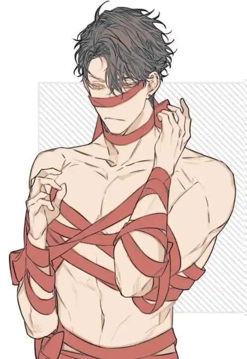 插画师sadi3032少年捆绑腹肌