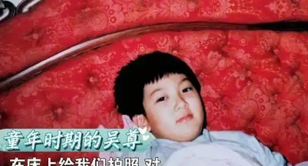 看到吴尊小时候的照片才知道是从小帅到大看到他妈妈简直惊艳