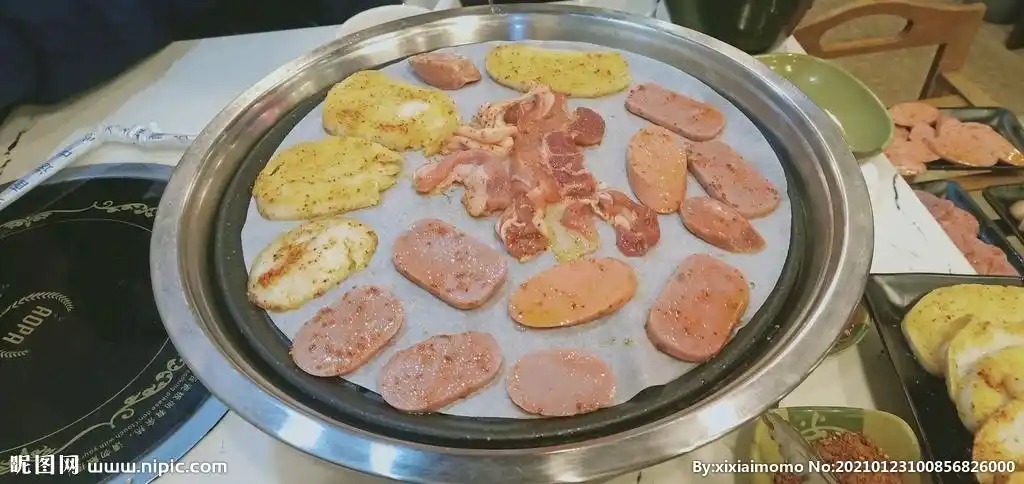 韩式铁盘烤肉图片