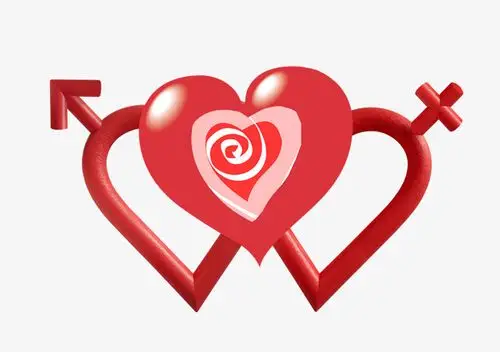 心型婚庆海报装饰效果