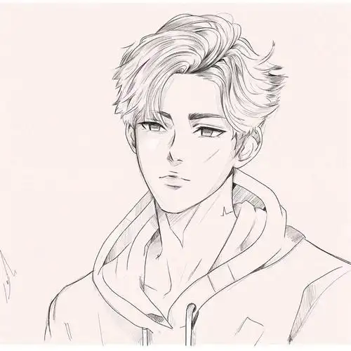 适合当头像的二次元小哥哥,手绘男生头像插画大全