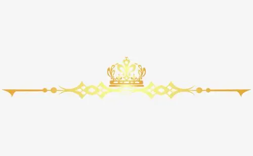 金色几何箭头皇冠边框