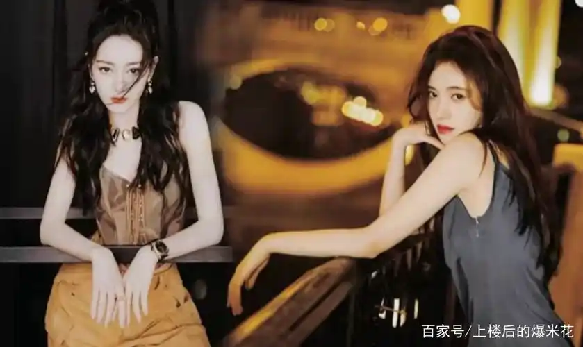 迪丽热巴,鞠婧祎合影,两位大美女好有cp感