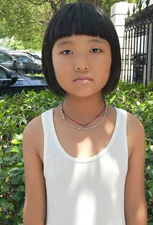 适合小学女生的短发发型天真可爱的学生短发图片