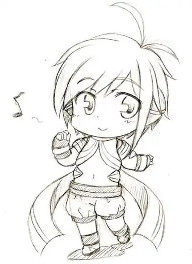 手绘铅笔画动漫 简笔画 卡通q版动漫帅男萌头像简笔画图片soso男生