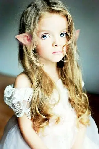 求ps大神帮我在这张图上p一个精灵耳朵