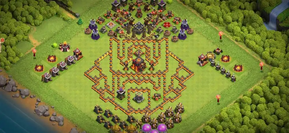 10本十本泰坦杯阵,部落冲突阵型分享,10本十本泰坦杯阵分享链接,10本