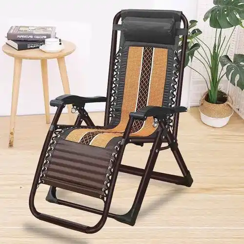 老人专用躺椅孕妇办公室午睡椅午休折叠椅小巧凉台休闲小躺椅夏天