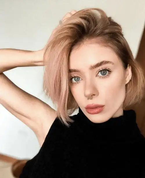 超有气质的欧美短发