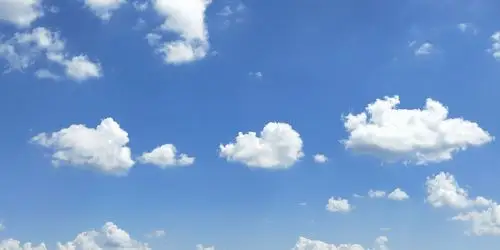 蓝天为纸云当墨 绘就秋日好时光