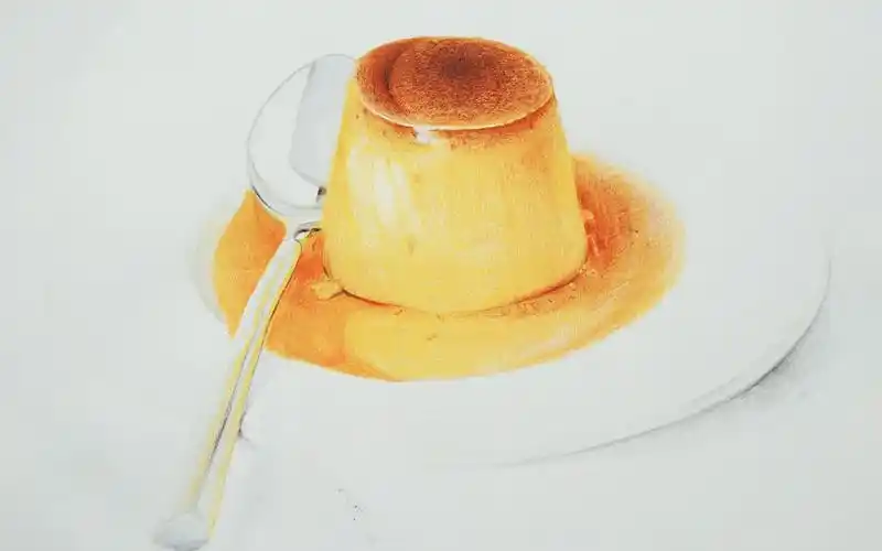 活动作品彩铅布丁2