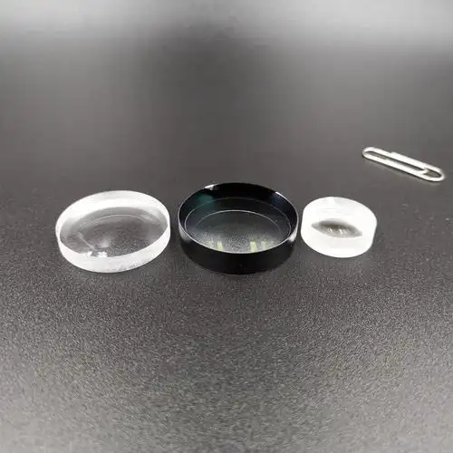 专业定制高精度光学双凹球面透镜镜片双凹透镜石英k9玻璃材料