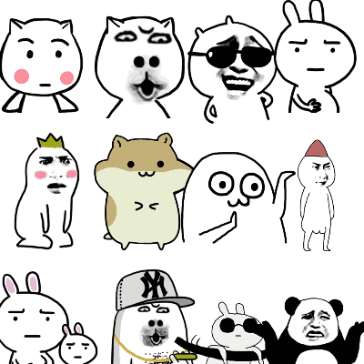 网红简笔画表情