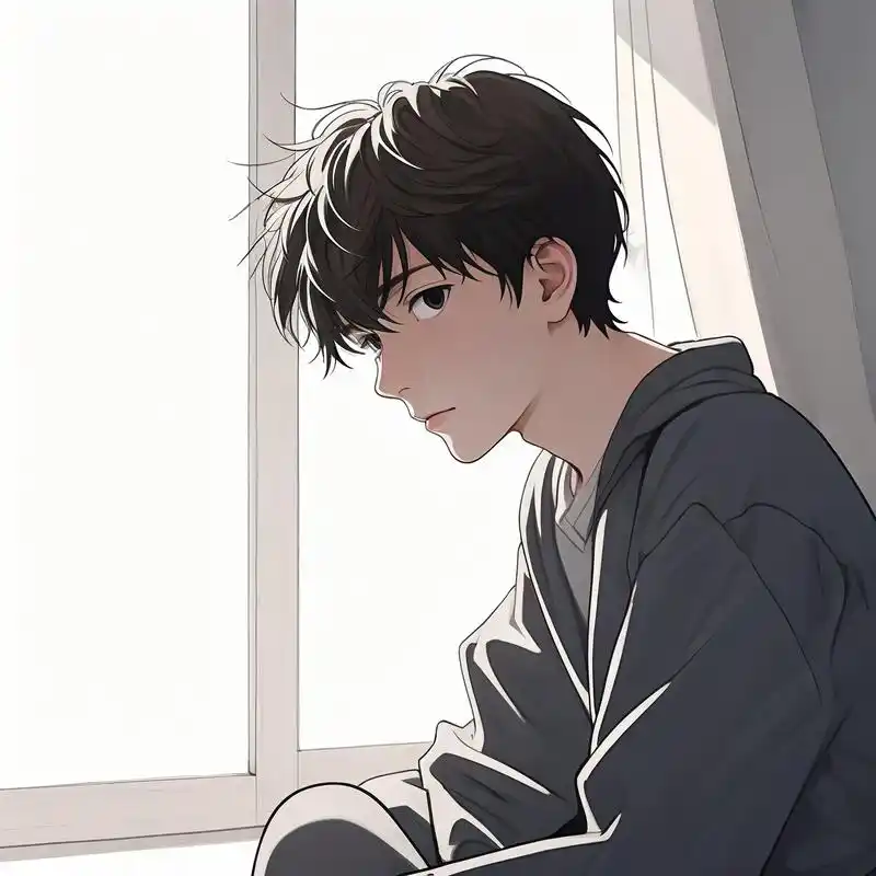 动漫伤感男生头像,孤独氛围拉满90