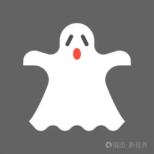 万圣节人物鬼魂人物图标可编辑中风